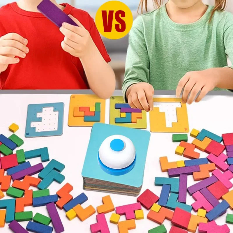 ELMAS Montessori Puzzle Battle Game for Kids Gift - Al Masam Stationery LLC
