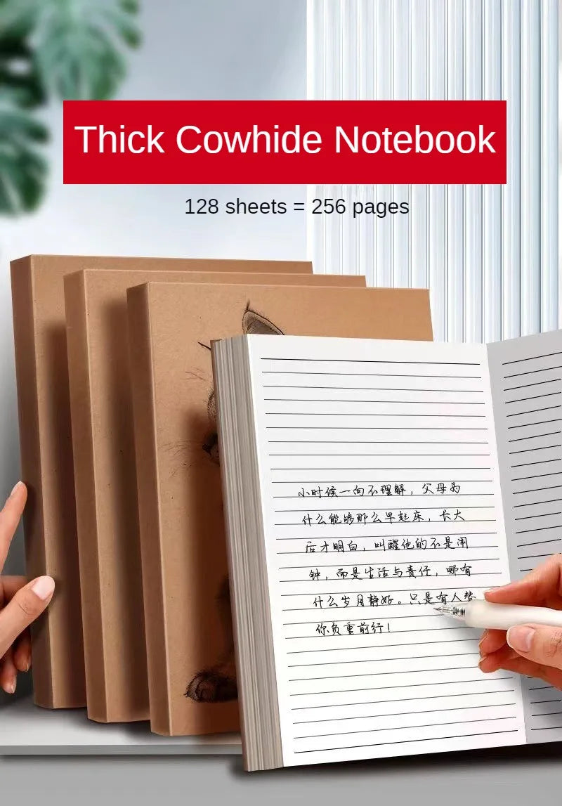 ELMAS A5 Thick Kraft Paper Notebook for Postgraduate Exams - Al Masam Stationery LLC