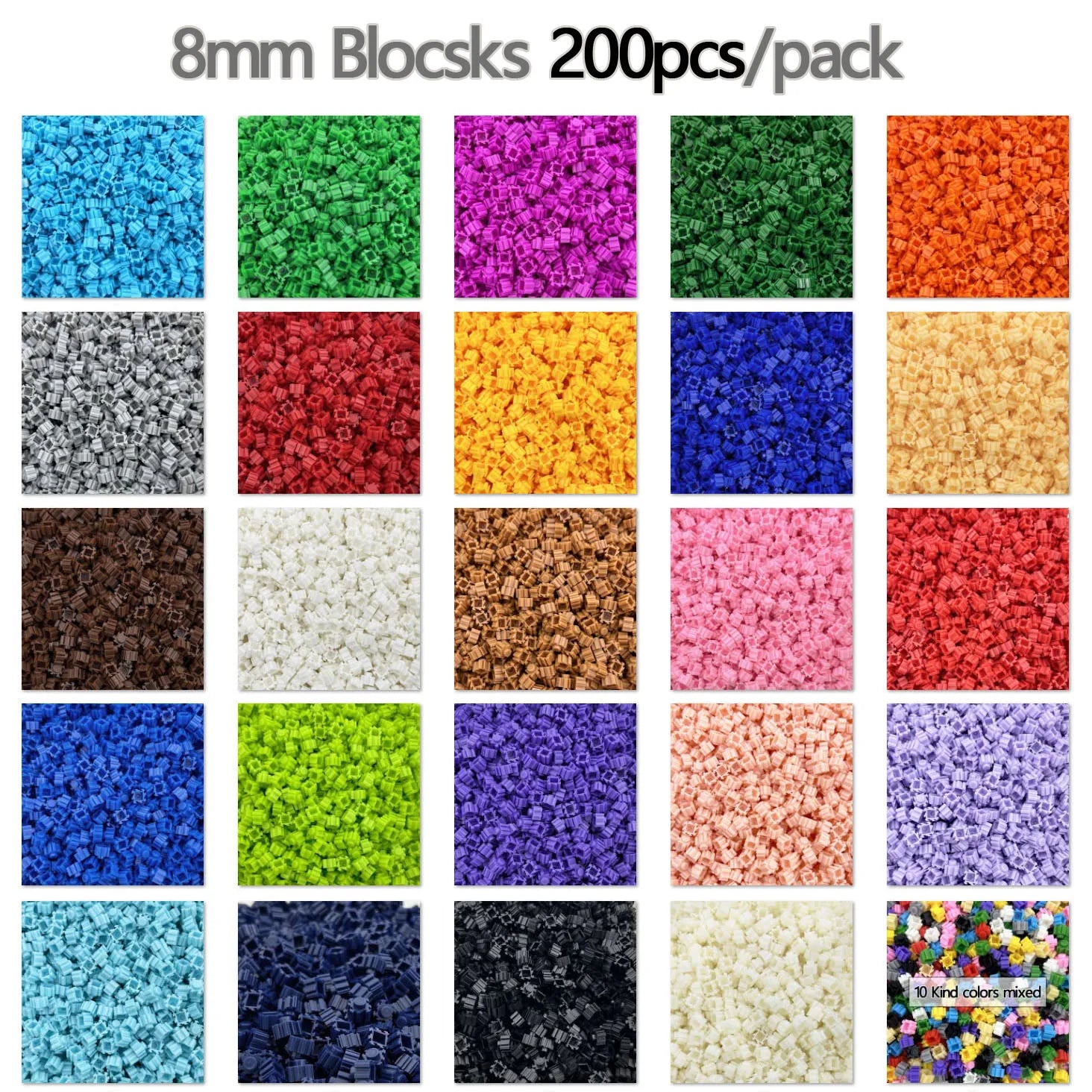ELMAS Creative 200pcs Diamond Pixel Art Building Set - Al Masam Stationery LLC