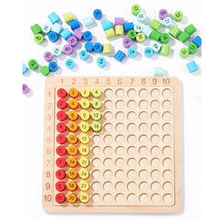 ELMAS - 99 Multiplication Board Game for Kids Learning