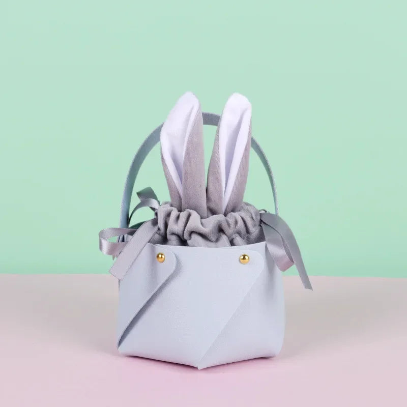 ELMAS Rabbit Leather Gift Bags For Easter Party Decor - Al Masam Stationery LLC