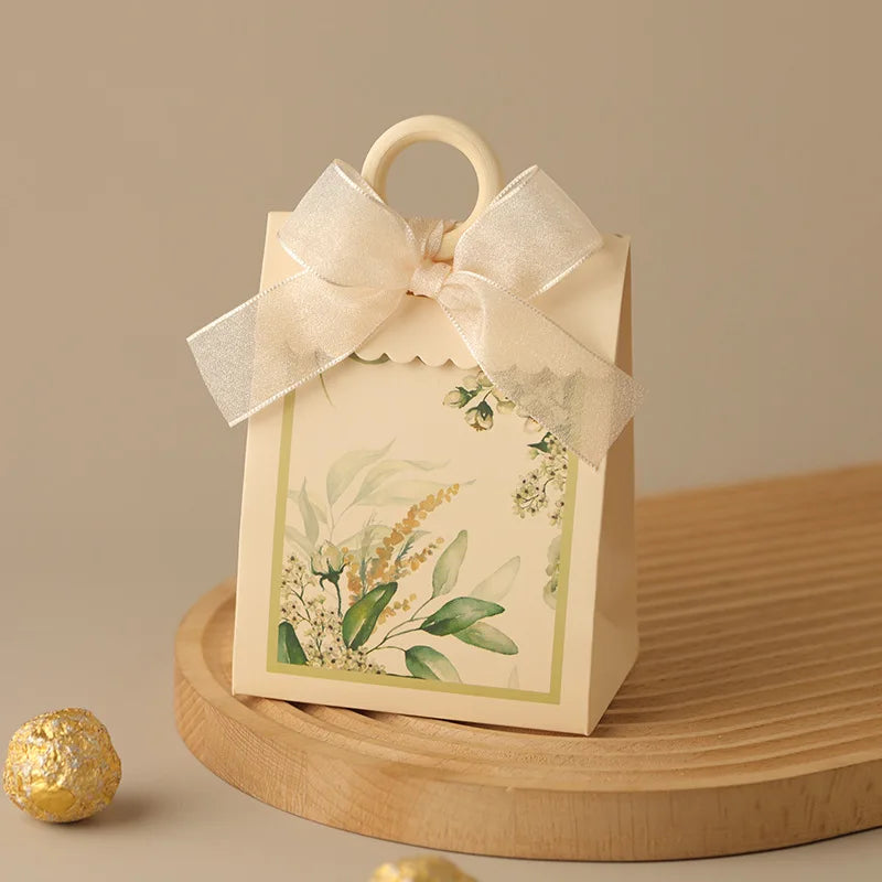 ELMAS Elegant 10/20/50Pcs Paper Gift Boxes With Ribbons - Al Masam Stationery LLC