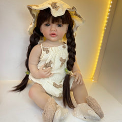 ELMAS 22" Realistic Reborn Silicone Baby Doll - Perfect Gift - Al Masam Stationery LLC