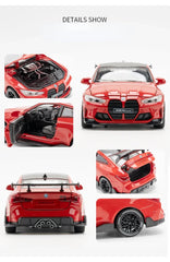 ELMAS 1:32 BMW M4 Supercar Alloy Car Model Toy Gift - Al Masam Stationery LLC