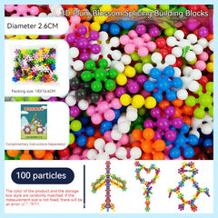 ELMAS Colorful Plum Blossom Building Blocks for Kids