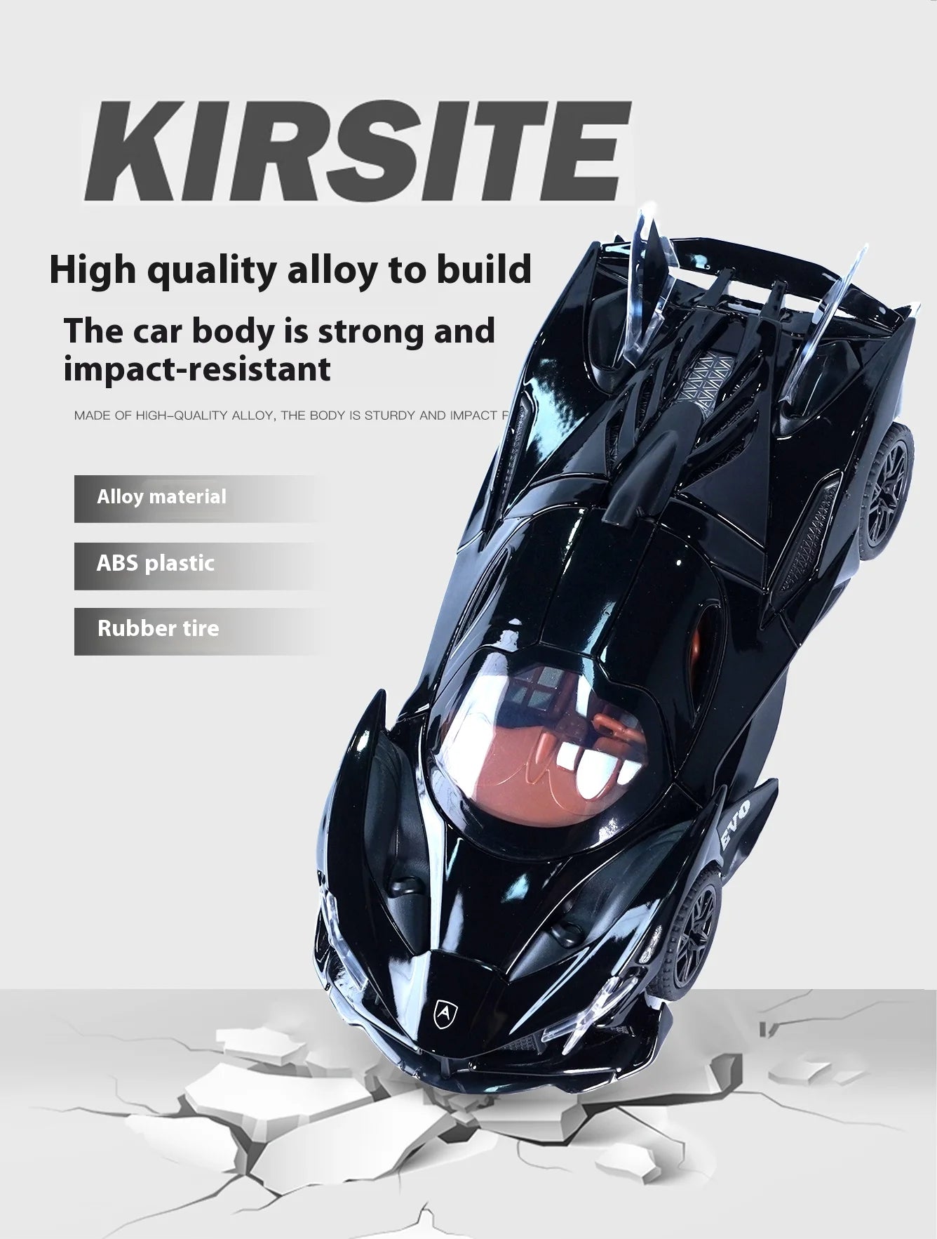 ELMAS 1:32 Scale Apollo EVO Alloy Toy Model with Lights - Al Masam Stationery LLC