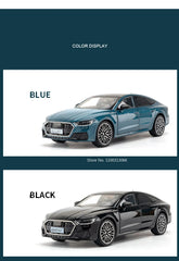ELMAS 1/24 A7 Alloy Model Car Toys with Light Sound