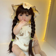 ELMAS 22" Realistic Reborn Silicone Baby Doll - Perfect Gift - Al Masam Stationery LLC