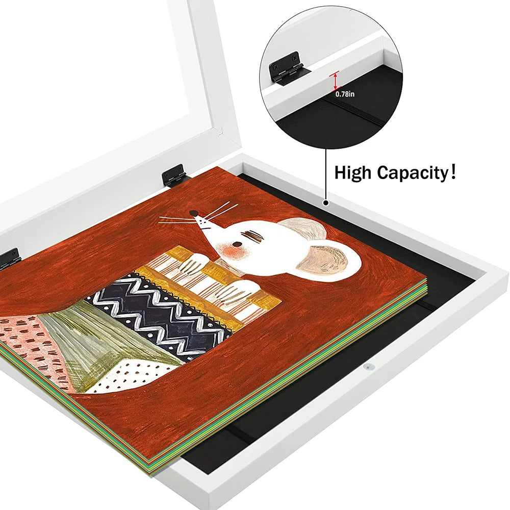 ELMAS Kids Art Frames Magnetic Front Open Changeable Display - Al Masam Stationery LLC