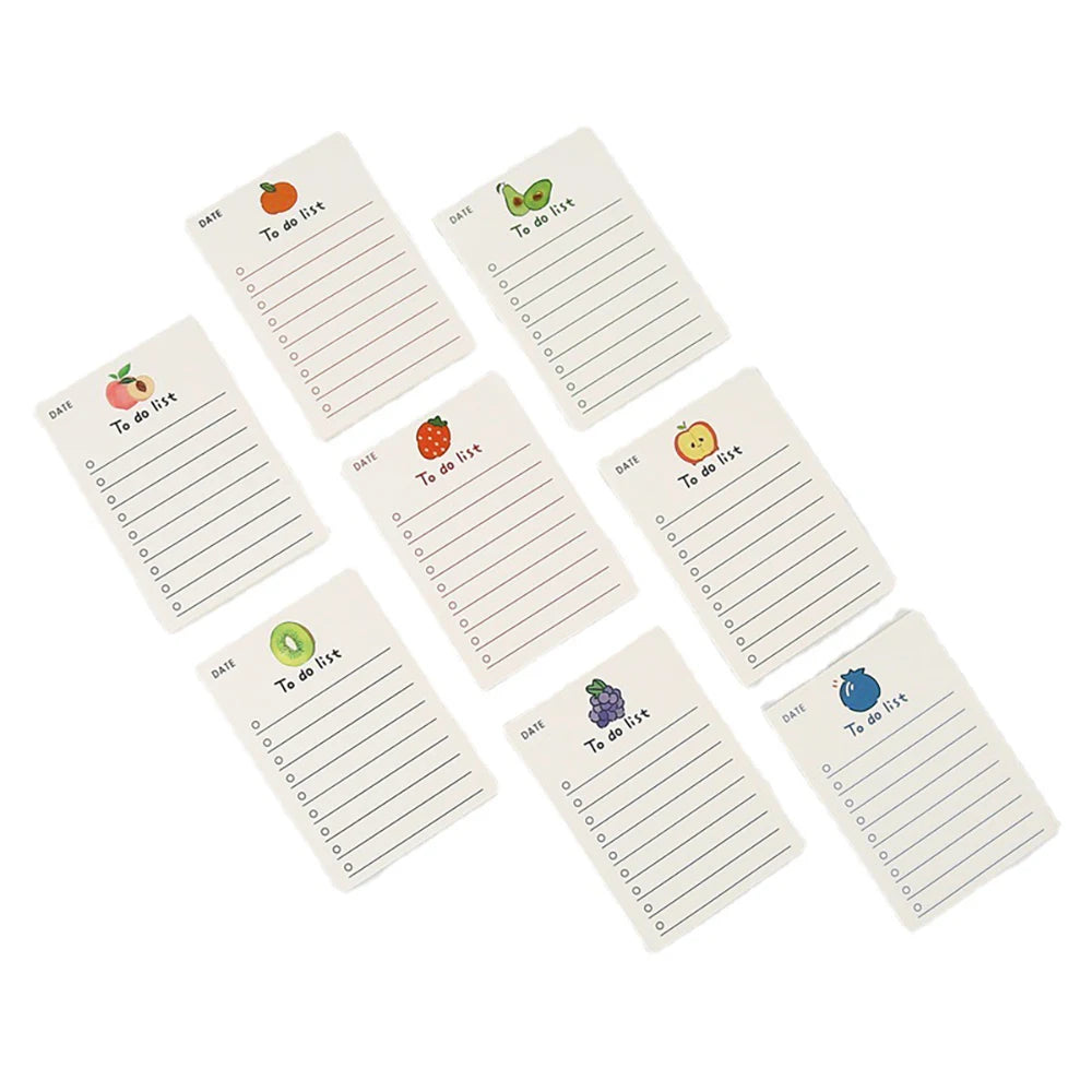 ELMAS Simple Memo Pad Tearable Kawaii Fruit Notes - Al Masam Stationery LLC
