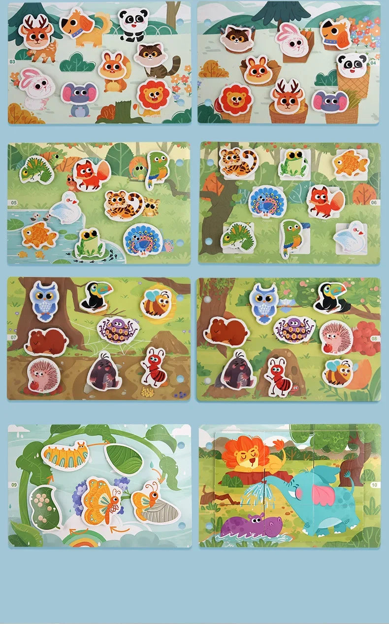 ELMAS Montessori Baby Busy Book for Early Learning Fun - Al Masam Stationery LLC