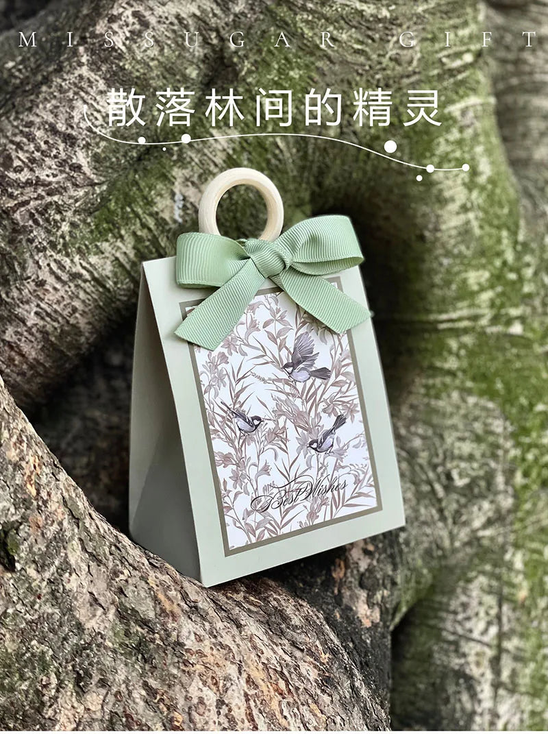 ELMAS Flowers Birds Forest Wedding Candy Box Favors - Al Masam Stationery LLC