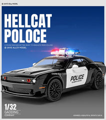 ELMAS 1:32 Scale Police Alloy Car Model with Lights & Sound - Al Masam Stationery LLC