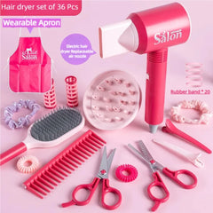 ELMAS Kids Hair Salon Play Set - Fun Hairdressing Toy for Girls - Al Masam Stationery LLC