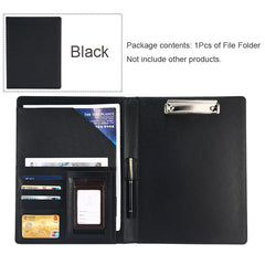 ELMAS Premium A4 PU Leather Clipboard Organizer - Al Masam Stationery LLC