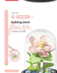 ELMAS Creative Flower Bonsai Building Block Set