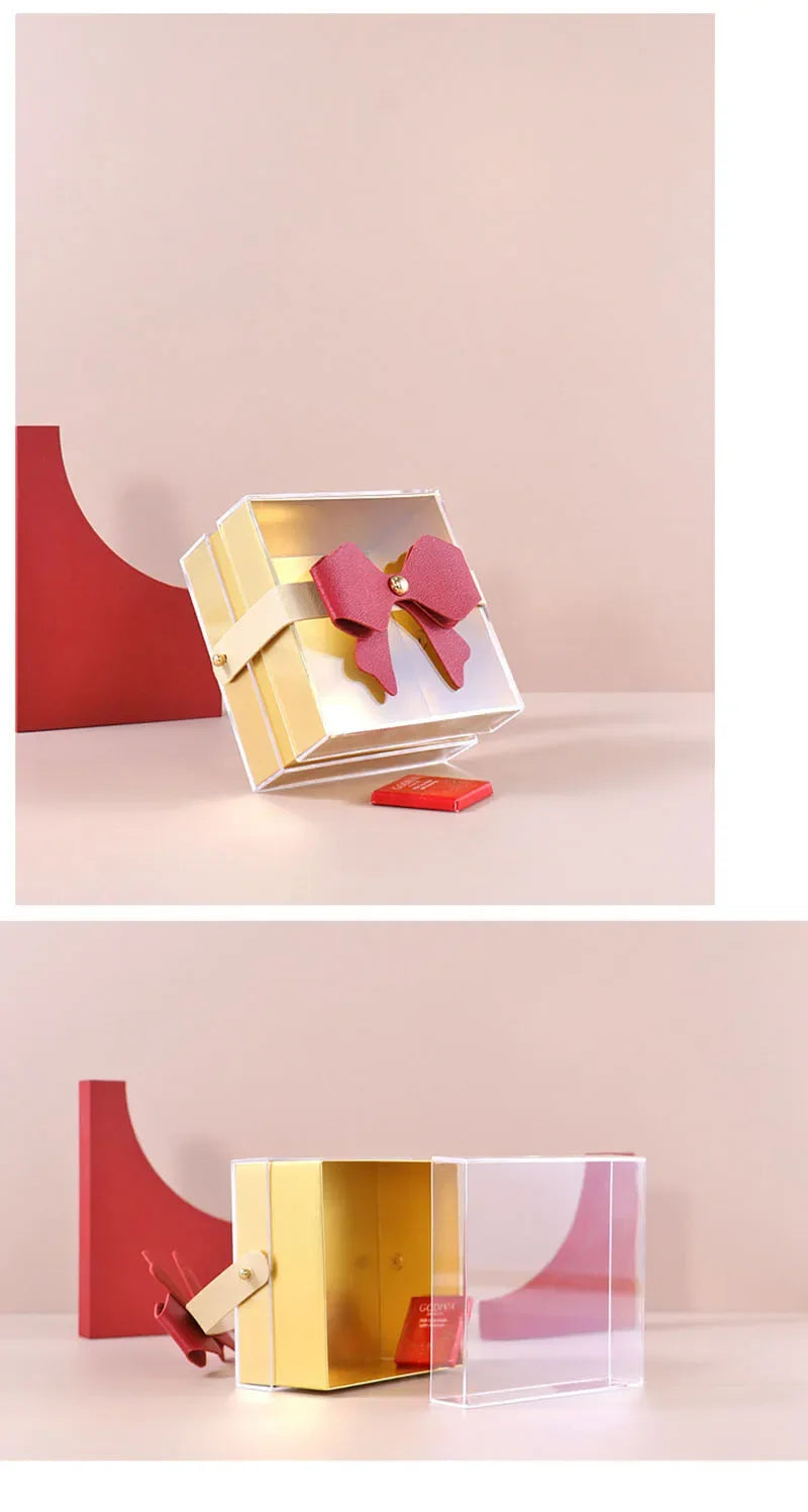 ELMAS Acrylic Tetragonal Candy Gift Boxes for Events - Al Masam Stationery LLC