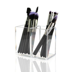 ELMAS Transparent Lipstick Acrylic Makeup Brush Storage Box - Al Masam Stationery LLC