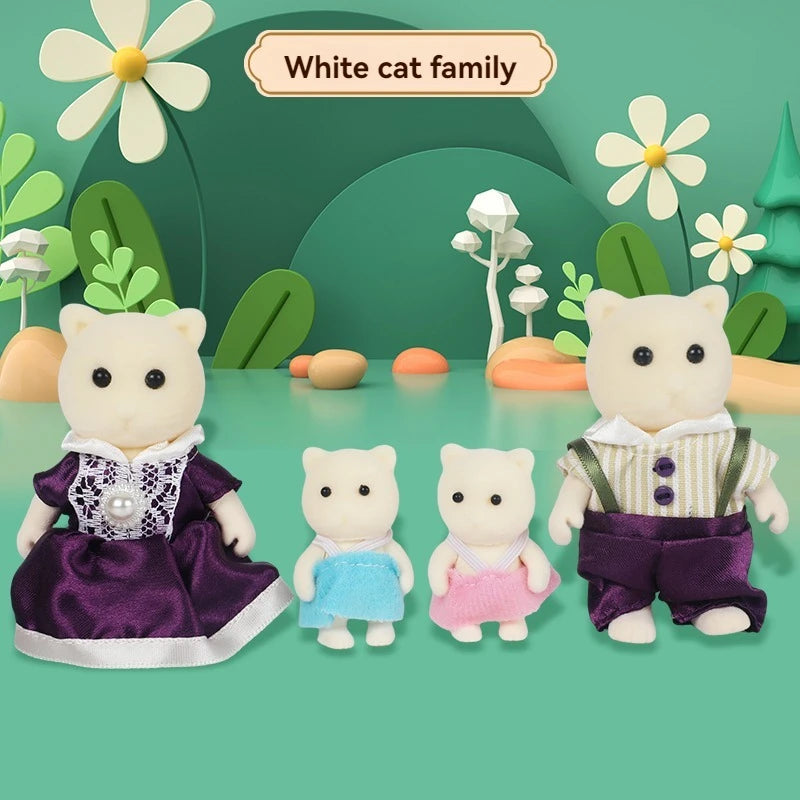 ELMAS Enchanted Forest Animal Family Dollhouse Set - Al Masam Stationery LLC