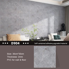 10pcs Wall Stickers Self Adhesive Waterproof Marble Floor Sticker Bathroom living room Wall paper Renovation Decals Ground Decor