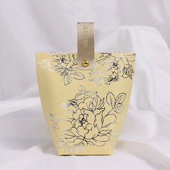 ELMAS Upscale Gilded Wedding Favor Candy Box Gift Bag - Al Masam Stationery LLC