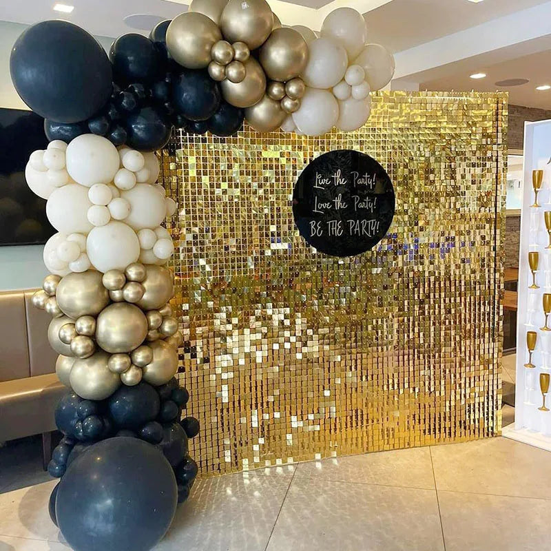 ELMAS Light Golden Shimmer Wall Panels for Events - Al Masam Stationery LLC