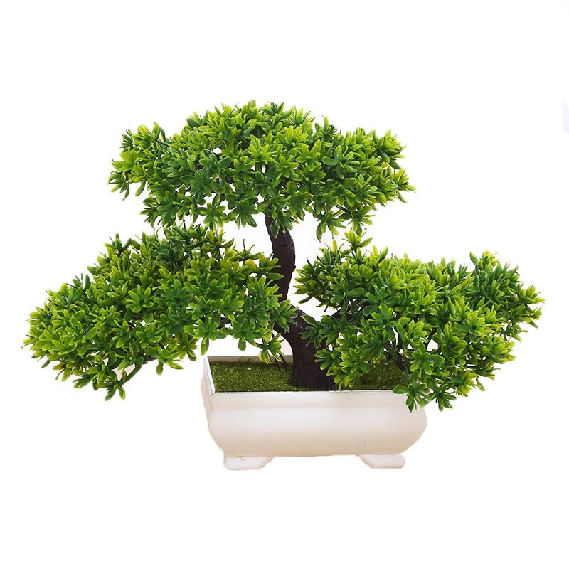 ELMAS Lifelike Artificial Bonsai Tree for Home & Garden Decor - Al Masam Stationery LLC