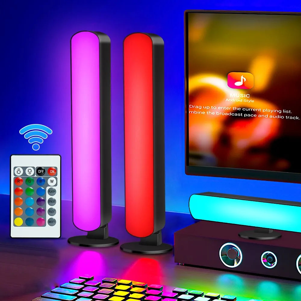 ELMAS RGB Music Rhythm LED Ambient Lamp with App Control - Al Masam Stationery LLC