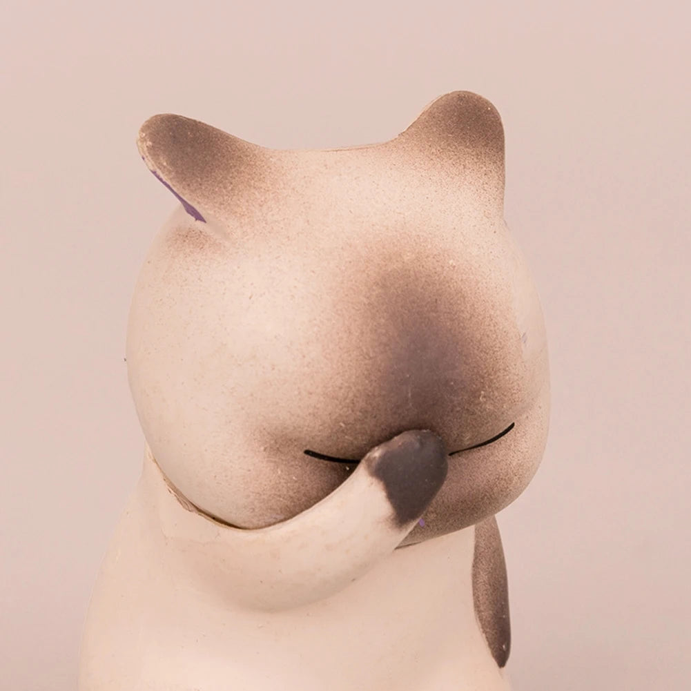 ELMAS Kawaii Cute Cat Doll Ornament Mini Model Figure - Al Masam Stationery LLC