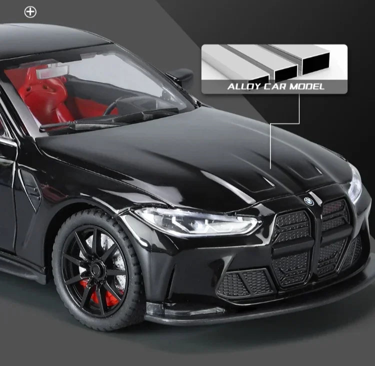 ELMAS BMW M4 Alloy 1:24 Scale Diecast Toy Car Gift - Al Masam Stationery LLC