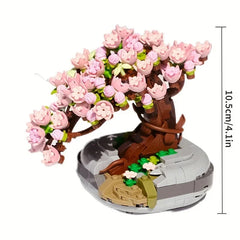 ELMAS Creative Cherry Blossom Building Block Set