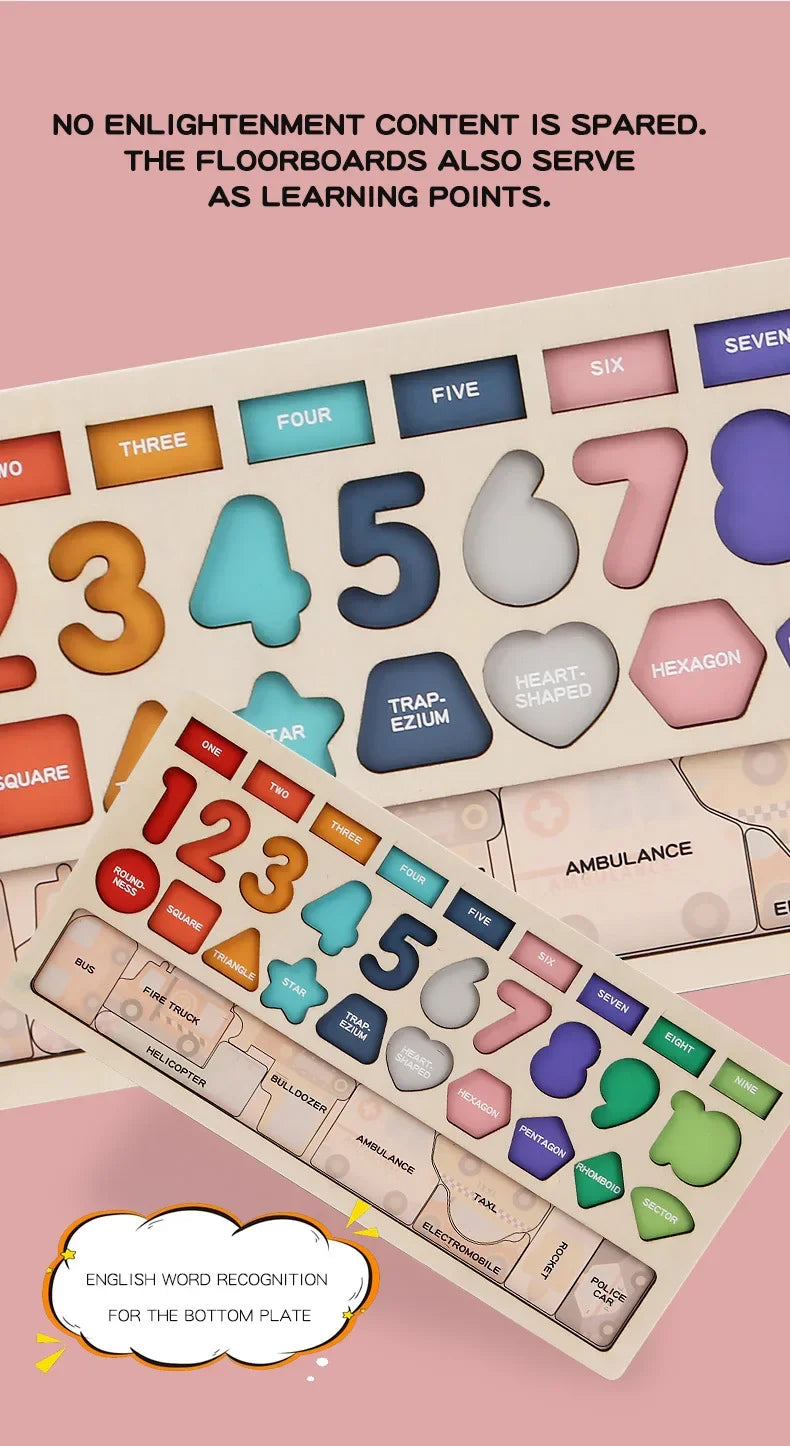 ELMAS: Montessori Educational Busy Board for Kids - Al Masam Stationery LLC