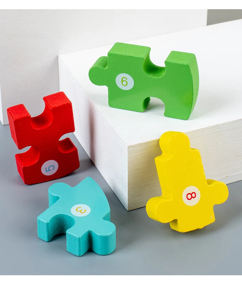 ELMAS Montessori Wooden Toddler Puzzles for Kids - Al Masam Stationery LLC