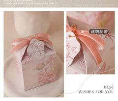 ELMAS Gift Boxes Wedding Favors Gardenia Flower Box