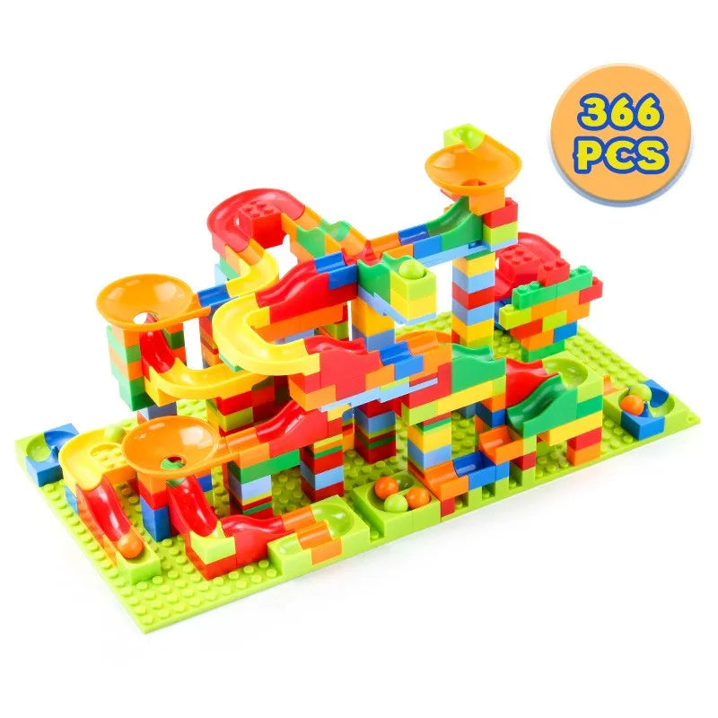 ELMAS Creative Marble Run Building Blocks Set - Al Masam Stationery LLC