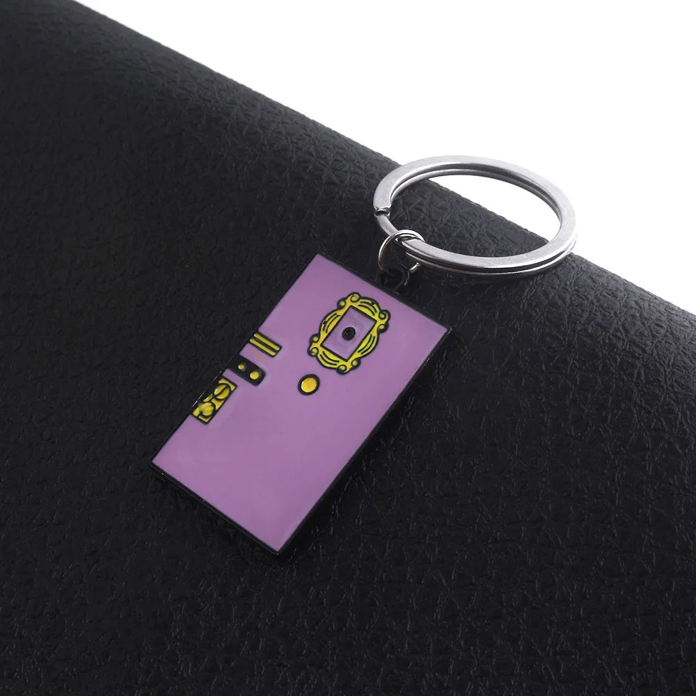 ELMAS Friends Monica's Door Keychain Central Perk Keyring - Al Masam Stationery LLC