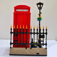 ELMAS Creative London Red Telephone Booth Building Set