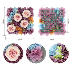 ELMAS 9Pcs Artificial Peony Wall Panels For Events - Al Masam Stationery LLC