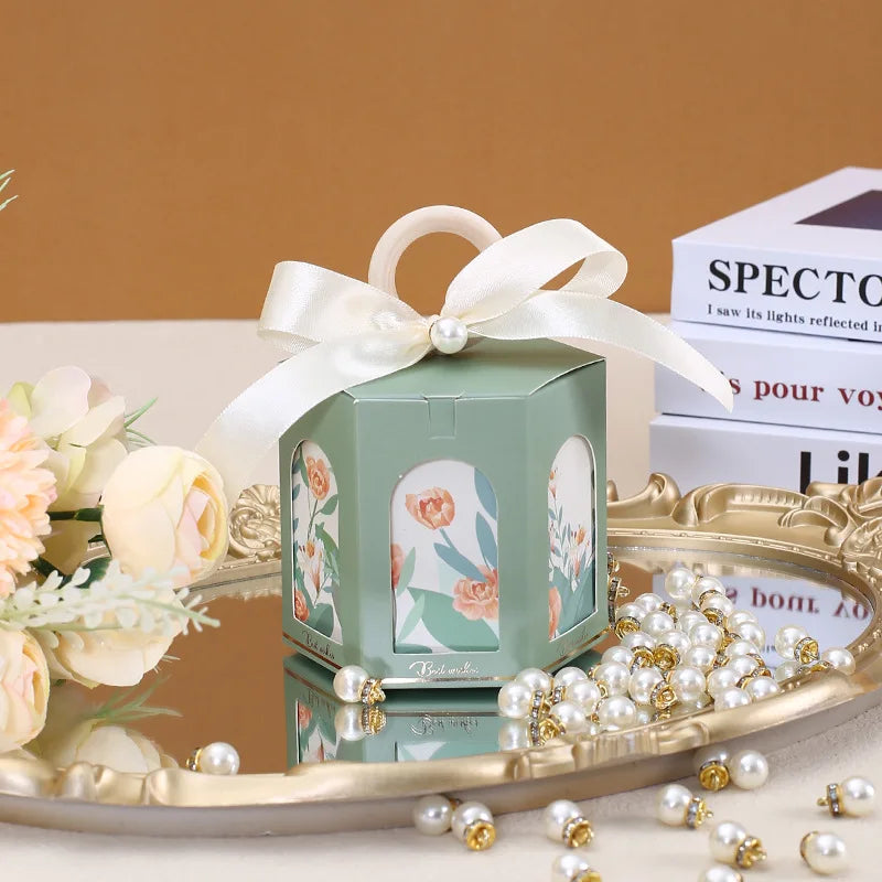 ELMAS Hexagon Flower Candy Gift Boxes for Kids Parties - Al Masam Stationery LLC