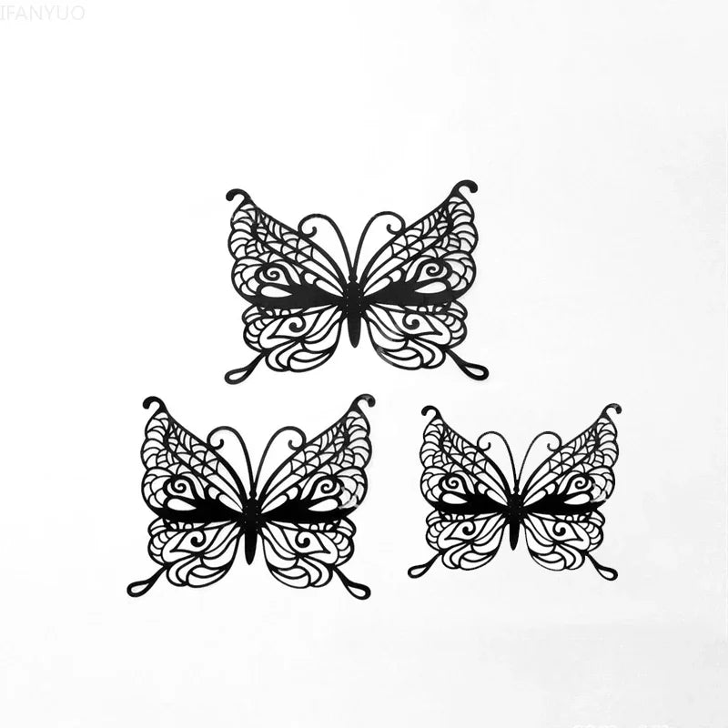 ELMAS 12Pcs 3D Butterfly Wall Stickers Home Decor Set - Al Masam Stationery LLC