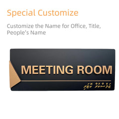 ELMAS Acrylic Modern Door Plate Customize House Number - Al Masam Stationery LLC