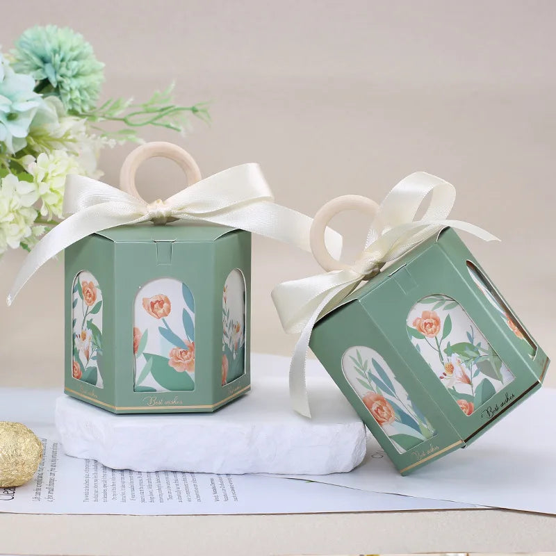 ELMAS Hexagon Flower Candy Gift Boxes for Kids Parties - Al Masam Stationery LLC