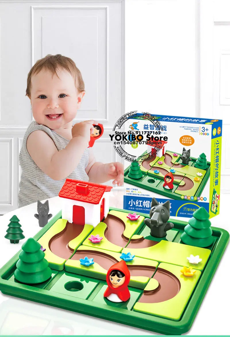 ELMAS Little Red Riding Hood IQ Training Puzzle Game - Al Masam Stationery LLC