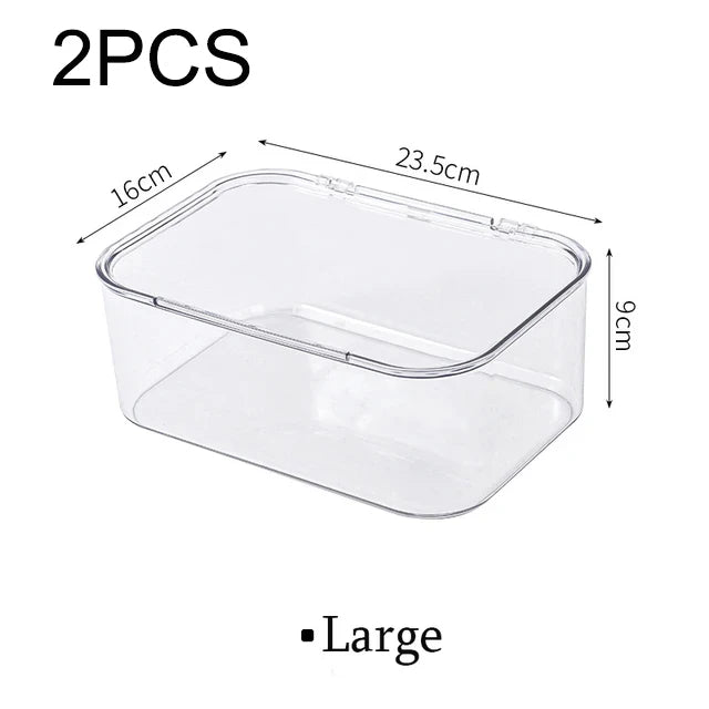 ELMAS Transparent Acrylic Cosmetics Storage Box Organizer - Al Masam Stationery LLC