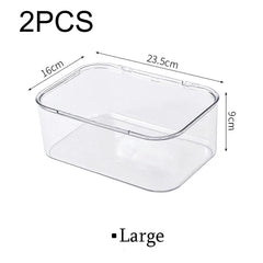 ELMAS Transparent Acrylic Cosmetics Storage Box Organizer - Al Masam Stationery LLC