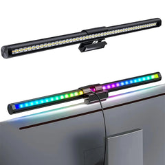 ELMAS Eye-Care LED Desk Lamp with Dimmable Monitor Light Bar