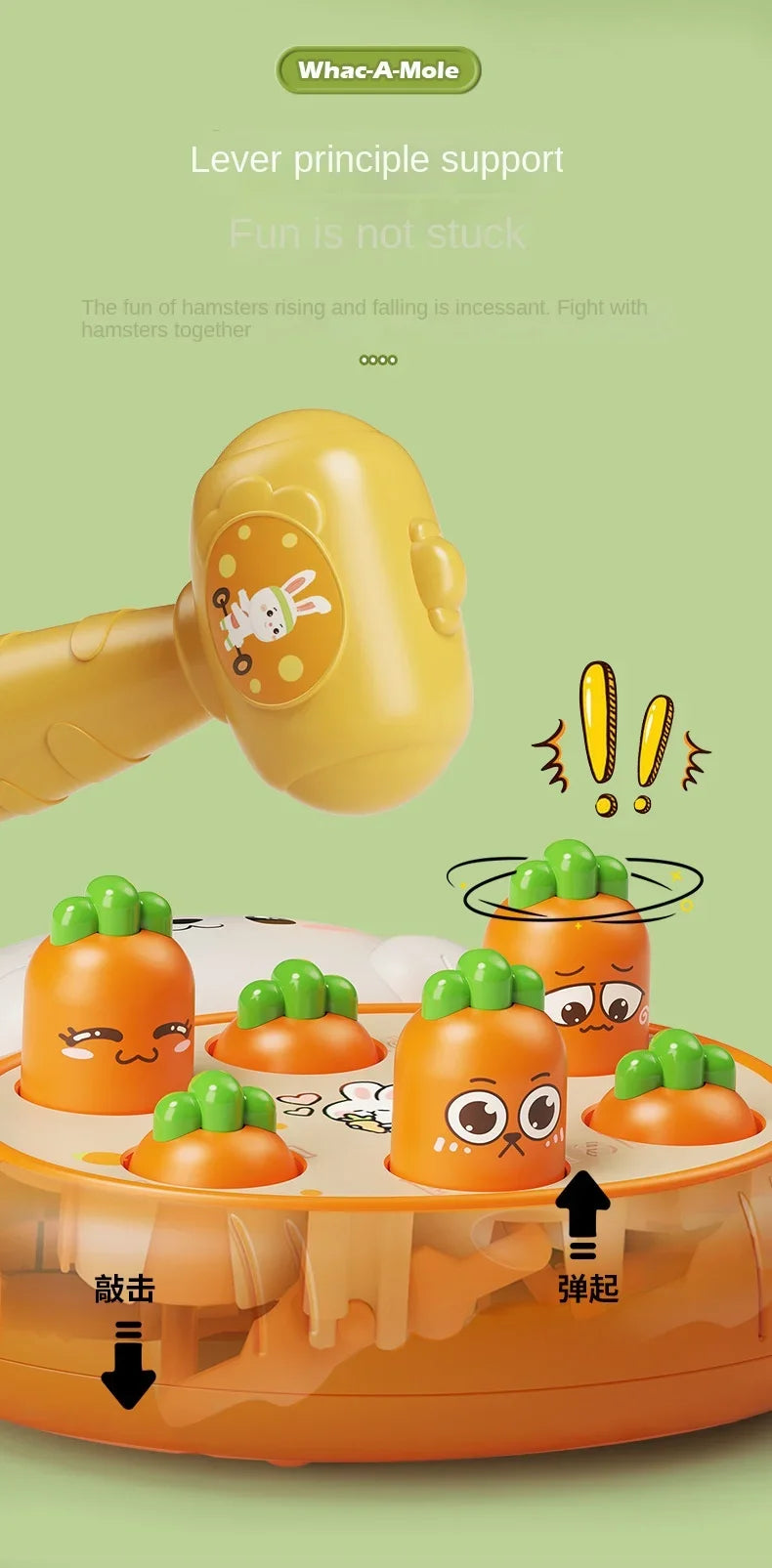 ELMAS Animal Theme Montessori Toddler Hammering Game - Al Masam Stationery LLC