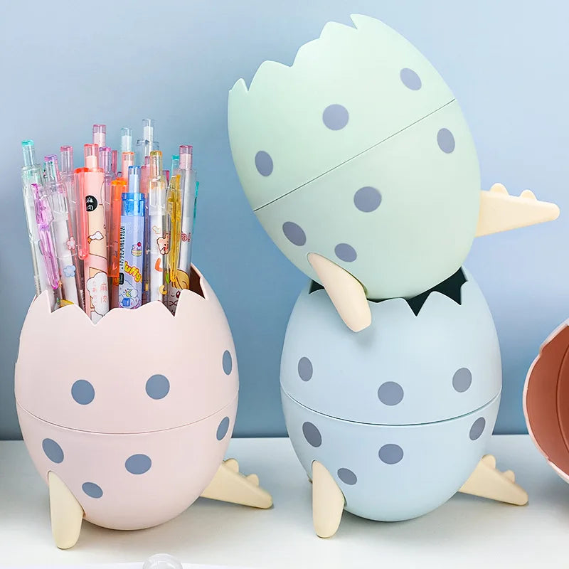 ELMAS Fun Dinosaur Egg Pen Holder & Organizer - Al Masam Stationery LLC