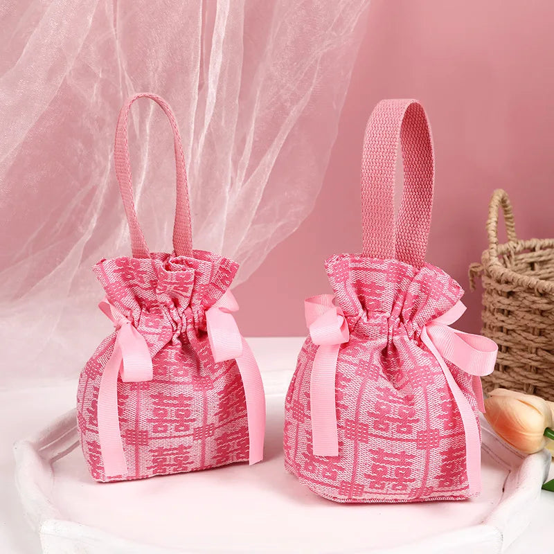 ELMAS Chinese Style Gift Bags For Wedding Favours 10/20Pcs - Al Masam Stationery LLC