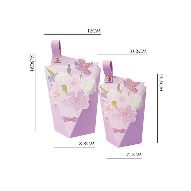 ELMAS High-End Candy Box Flower Chocolate Wedding Favor - Al Masam Stationery LLC